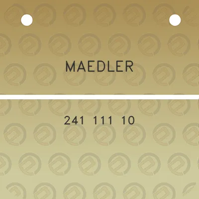 maedler-241-111-10