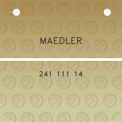 maedler-241-111-14