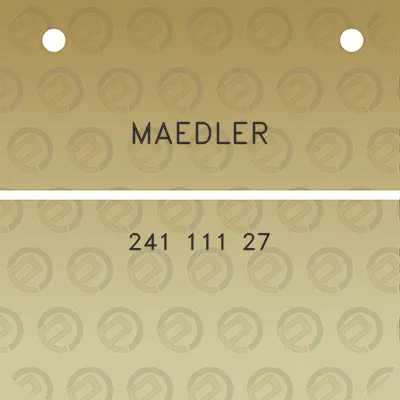 maedler-241-111-27