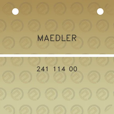 maedler-241-114-00