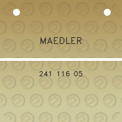 maedler-241-116-05