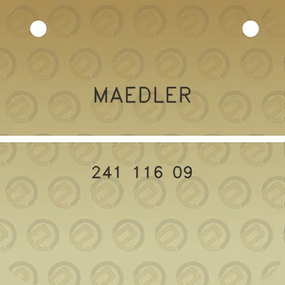 maedler-241-116-09