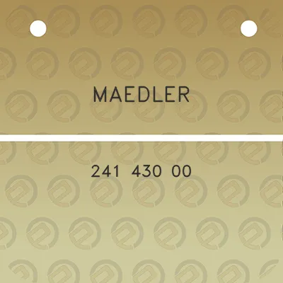 maedler-241-430-00