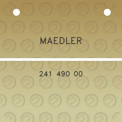 maedler-241-490-00