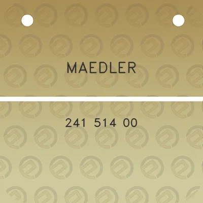 maedler-241-514-00