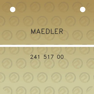 maedler-241-517-00