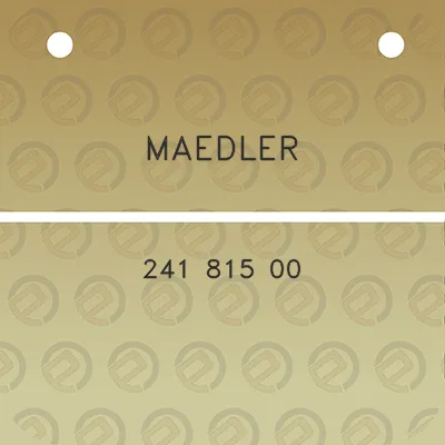 maedler-241-815-00