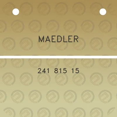 maedler-241-815-15