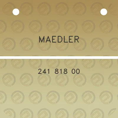 maedler-241-818-00