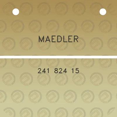 maedler-241-824-15