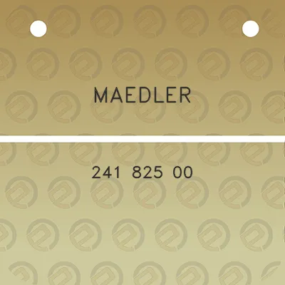 maedler-241-825-00