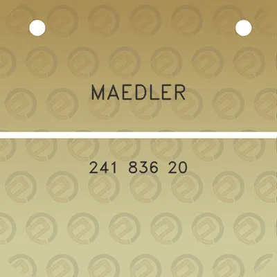 maedler-241-836-20