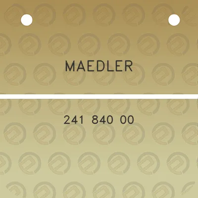 maedler-241-840-00