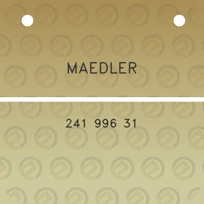 maedler-241-996-31