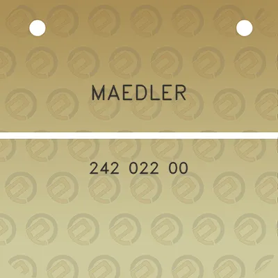 maedler-242-022-00