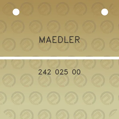 maedler-242-025-00