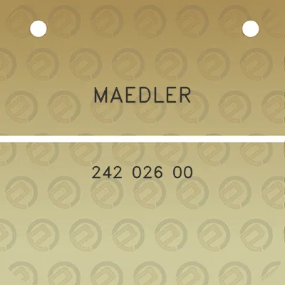 maedler-242-026-00