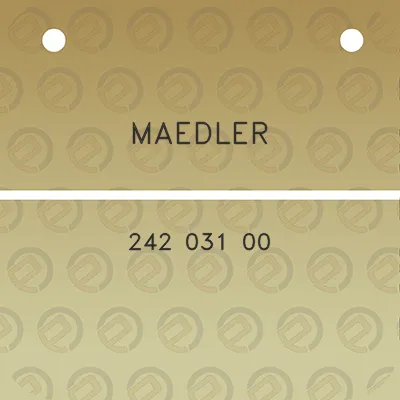 maedler-242-031-00