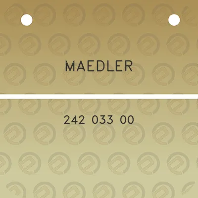 maedler-242-033-00