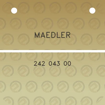 maedler-242-043-00