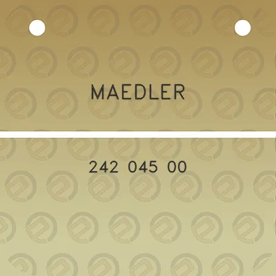 maedler-242-045-00