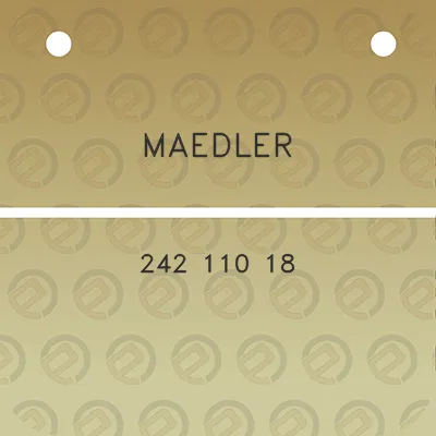 maedler-242-110-18