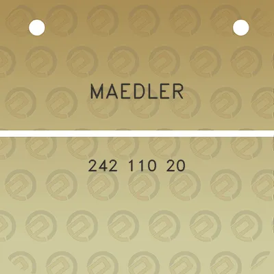 maedler-242-110-20