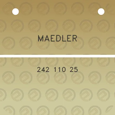 maedler-242-110-25