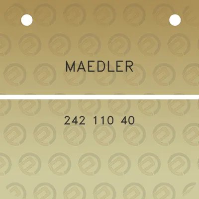 maedler-242-110-40