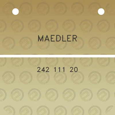 maedler-242-111-20