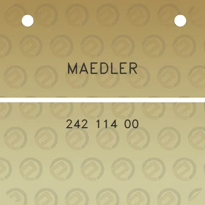 maedler-242-114-00