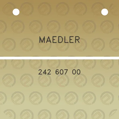 maedler-242-607-00