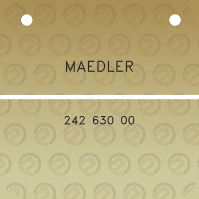 maedler-242-630-00