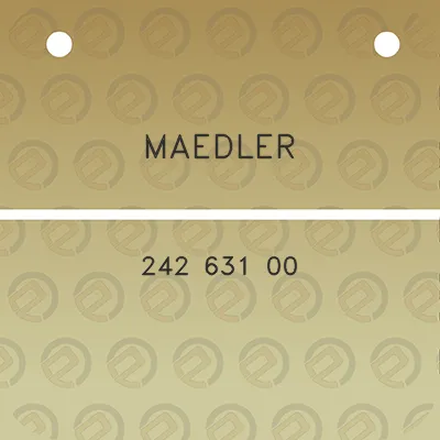 maedler-242-631-00