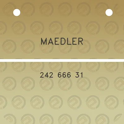 maedler-242-666-31