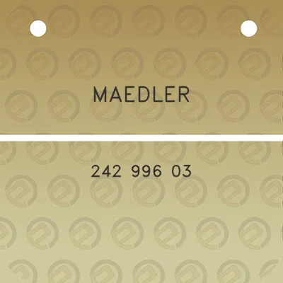 maedler-242-996-03