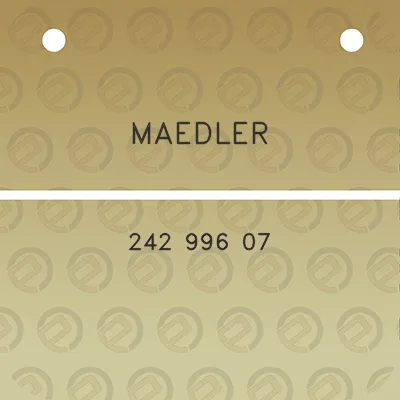 maedler-242-996-07