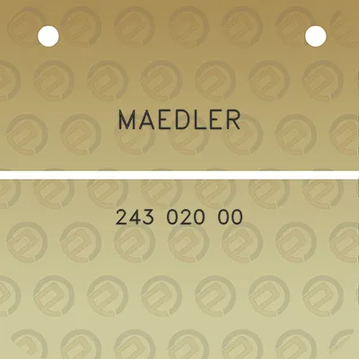 maedler-243-020-00