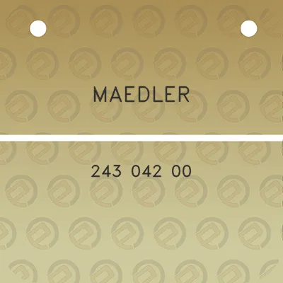 maedler-243-042-00