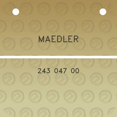 maedler-243-047-00