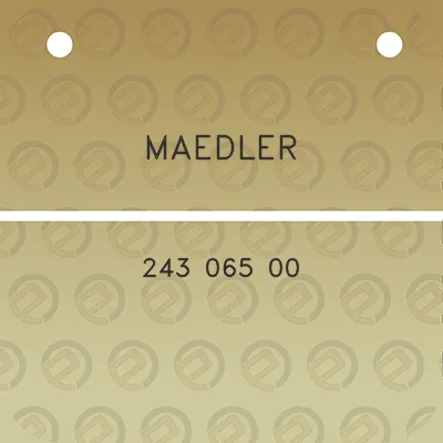 maedler-243-065-00