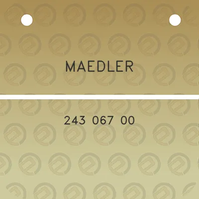 maedler-243-067-00