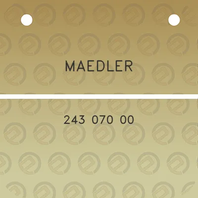 maedler-243-070-00