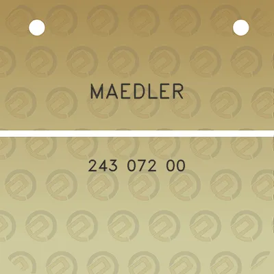 maedler-243-072-00