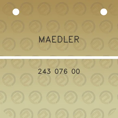 maedler-243-076-00