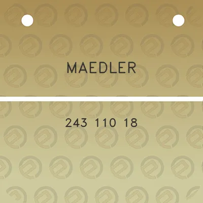 maedler-243-110-18