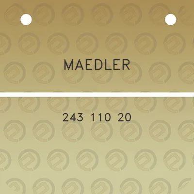 maedler-243-110-20