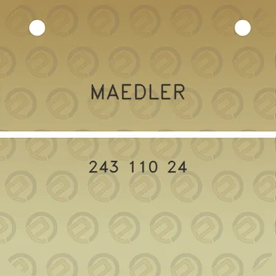 maedler-243-110-24