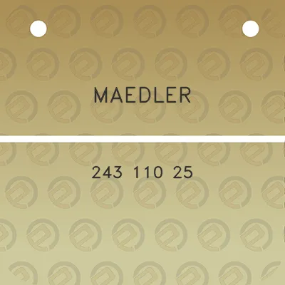 maedler-243-110-25