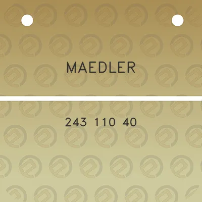 maedler-243-110-40